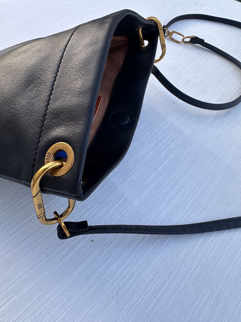 HOBO Every 3-in-1 Convertible Black Leather Crossbody Bag - Picture 12 of 14